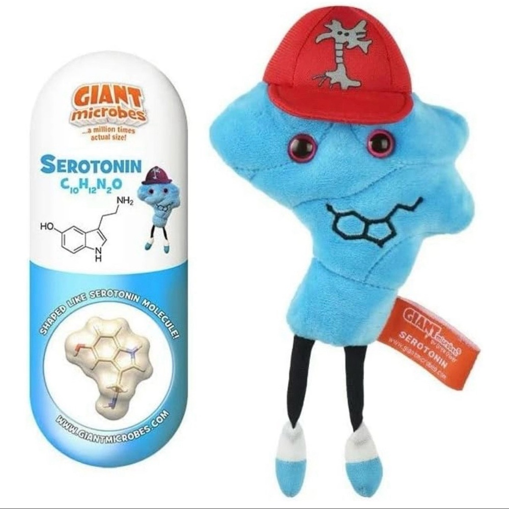 Serotonin Plush Toy - Blue